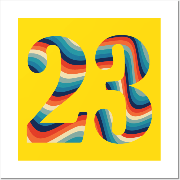 23 Retro 2 Wall Art by n23tees